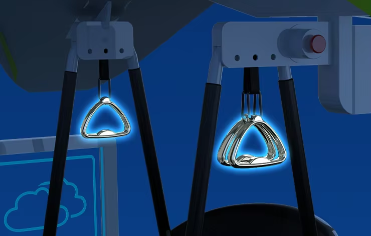 VR Parachute Safety Harness Diagram